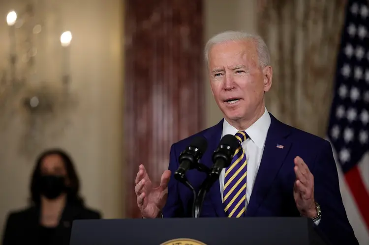 Joe Biden: A guerra comercial EUA x China deverá continuar sob a administração do novo presidente (Tom Brenner/Reuters)