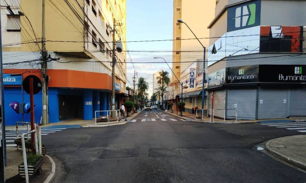 Araraquara: cidade do interior de São Paulo foi uma das primeiras a adotar o lockdown. (Divulgação/Prefeitura de Araraquara Saúde/Agência Brasil)