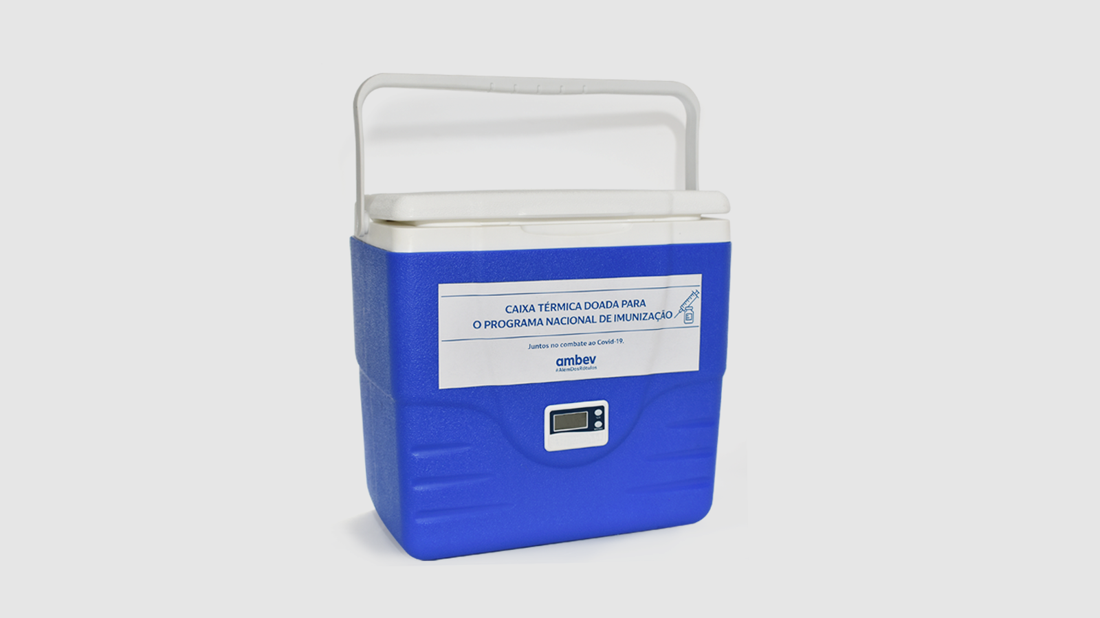 Ambev dá auxílio para ambulantes e caixas térmicas para transporte de vacinas