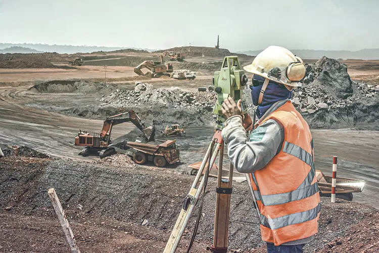 Área de extração de minérios: grandes empresas, como a Vale, querem ser ”carbono zero“ (Germano Lüders/Exame)