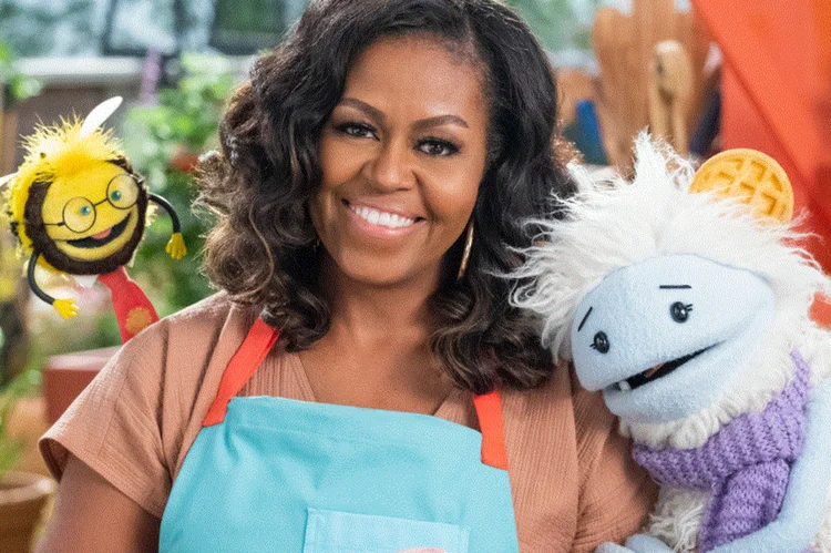 Michelle Obama anuncia novo programa infantil da Netflix com foco em alimentação saudável. (Twitter/Reprodução)