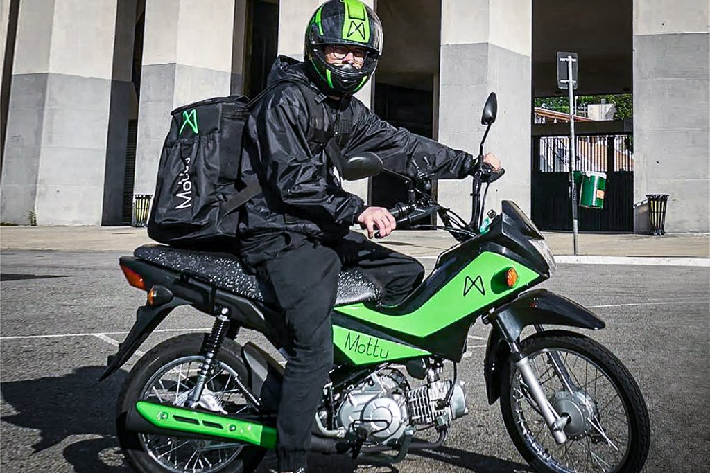 Veículo da Mottu: aluguel de motos para delivery, de olho no crescimento dos apps  (Mottu/Divulgação)