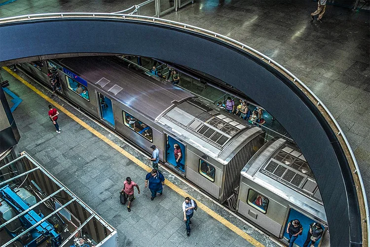 O Metrô de São Paulo pretende lançar uma concessão dos direitos de nomeação - os chamados "naming rights" - das estações da capital paulista por 20 anos, num modelo semelhante ao que ocorre em estádios e outros espaços privados (Germano Lüders/Exame)