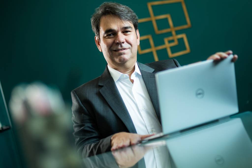 Manoel Amorim, presidente da Facilit: a empresa foi fundada em 1994 como uma fábrica de software (Divulgação/Peu Ricardo)