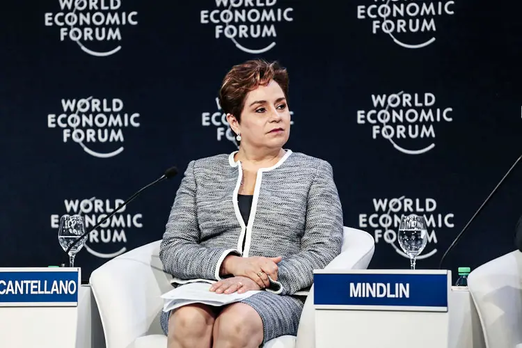 Patricia Espinosa Cantellano, secretária executiva da ONU para o clima: ações de países estão longe de serem suficientes para atingir meta de redução de 30% das emissões até 2030 (Sarah Pabst/Getty Images)
