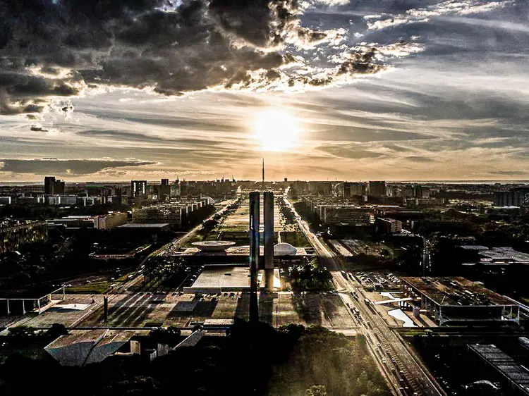 Vista aérea da Esplanada dos Ministérios em Brasília (Marcello Casal Jr/Agência Brasil)