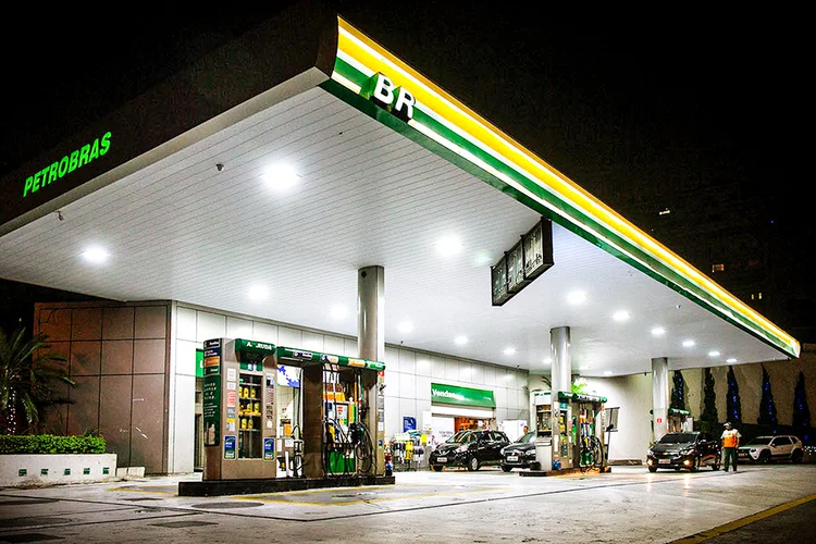 Posto da BR Distribuidora, que agora pertence à Vibra: companhia opera mais de 8 mil postos de gasolina (Victor Moriyama/Bloomberg)