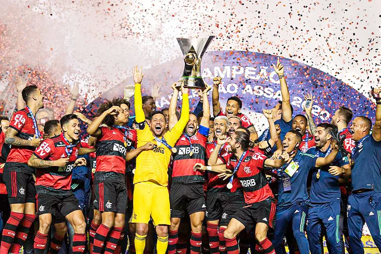 Flamengo campeão brasileiro (Lucas Figueiredo/CBF/Agência Brasil)