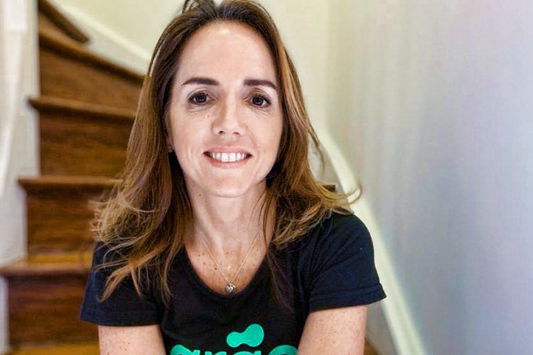 Monica Saccarelli, presidente e fundadora da Grão: antes da fintech, a empreendedora havia fundado a plataforma de investimentos Rico (Grão/Divulgação)