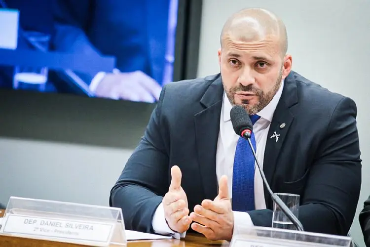 Deputado Daniel Silveira (PSL-RJ), foi condenado por ataques a ministros do STF (Plínio Xavier/Agência Câmara)