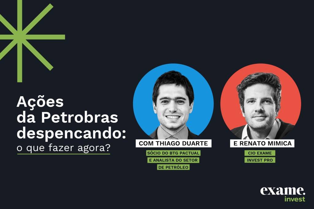 Ações da Petrobras: o que fazer? Assista live às 12h30 com Renato Mimica e Thiago Duarte