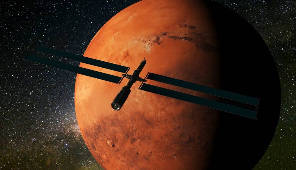 Marte: o planeta vermelho pode ter habitado vida bilhões de anos atrás (cokada/Getty Images)