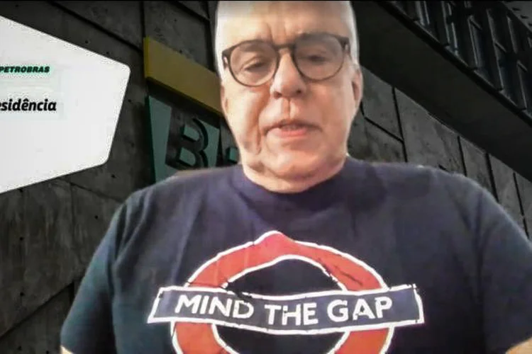 Castello Branco: a frase "Mind the gap" vem sendo repetida por Castello Branco em apresentações ao longo dos últimos dois anos (Petrobras/Reprodução)