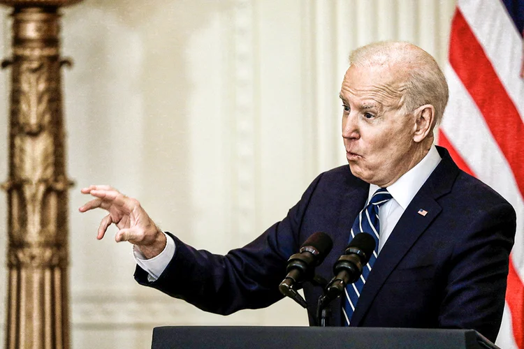 Joe Biden: depois do ataque no aeroporto de Cabul, em que mais de 100 pessoas morreram, o presidente americano prometeu represálias (Leah Millis/Reuters)