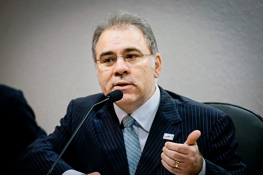 Queiroga: médico, defendeu a ciência como forma de combate à pandemia e à recuperação econômica (Marcos Oliveira/Agência Senado)
