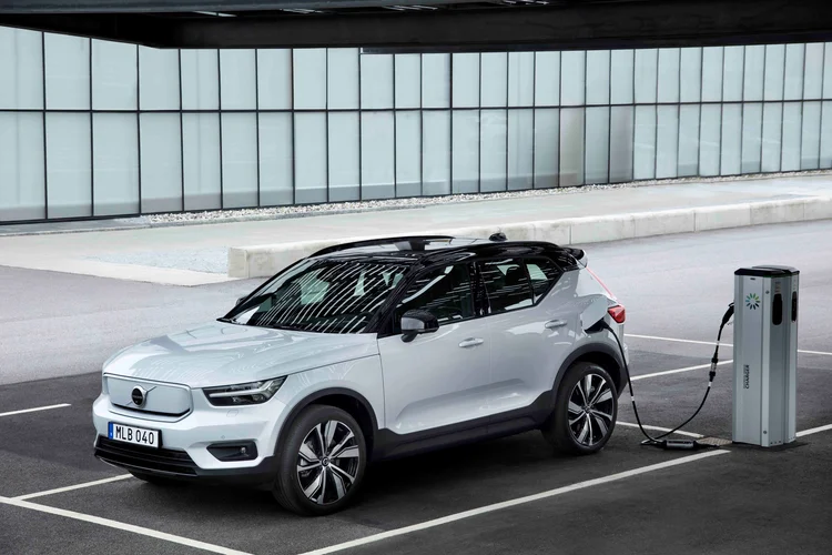 O modelo XC40 Recharge da Volvo (Volvo/Divulgação)