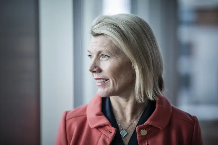 Kjerstin Braathen, CEO do DNB ASA: banco norueguês é líder em igualdade de gênero no mundo (Bloomberg/Bloomberg)