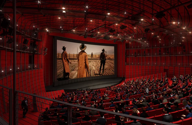 Uma das salas de cinema no Academy Museum. (A.M.P.A.S./Reprodução)