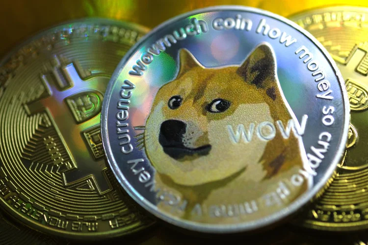 Dogecoin é uma criptomoeda inspirada no meme de um cachorro da raça Shiba Inu (Yuriko Nakao/Getty Images)