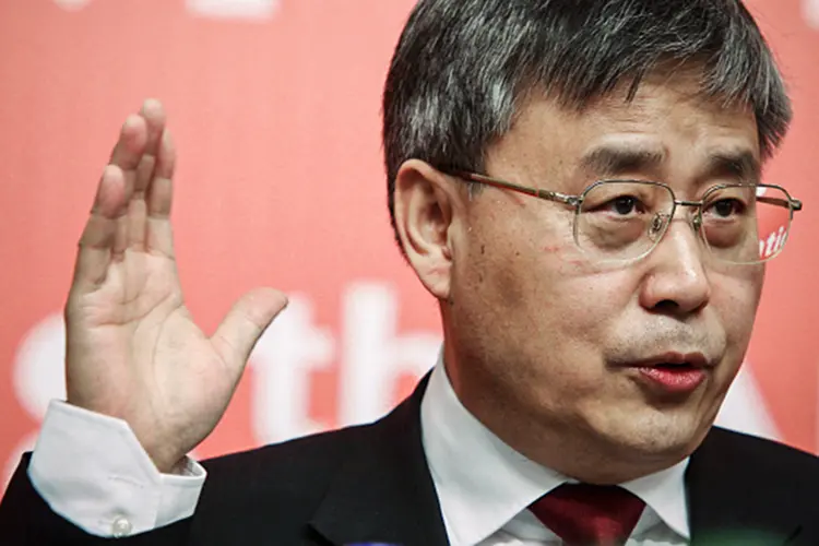 Guo Shuqing: Presidente da Comissão Regulatória de Bancos e Seguros da China (Simon Song/South China Morning Post/Getty Images)