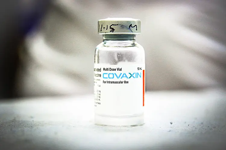 Vacina da Bharat Biotech. (Vishal Bhatnagar/NurPhoto/Getty Images)