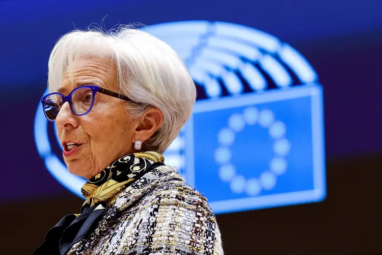 Presidente do Banco Central Europeu, Christine Lagarde. (Olivier Matthys/Reuters)