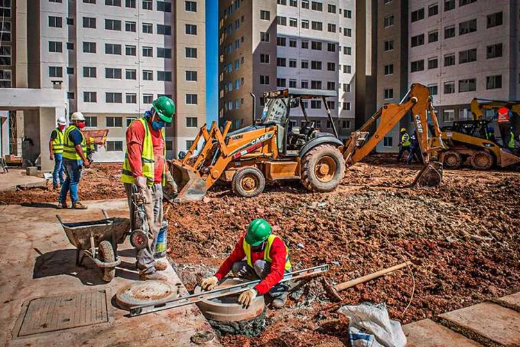 Construção civil | Foto: Germano Lüders/Exame (Germano Lüders/Exame)