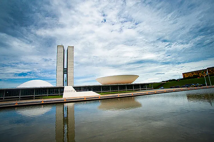 Brasília: aniversário com pontos turísticos vazios (Andressa Anholete/Bloomberg/Getty Images)