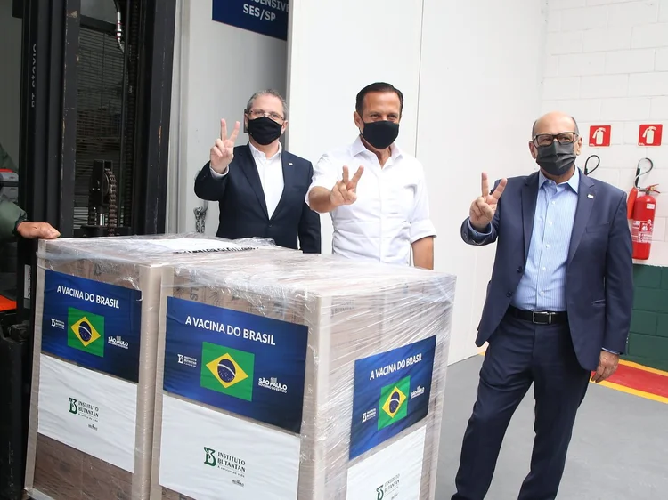 A CoronaVac é a vacina contra Covid-19 do laboratório chinês Sinovac (Governo do Estado de São Paulo/Flickr)