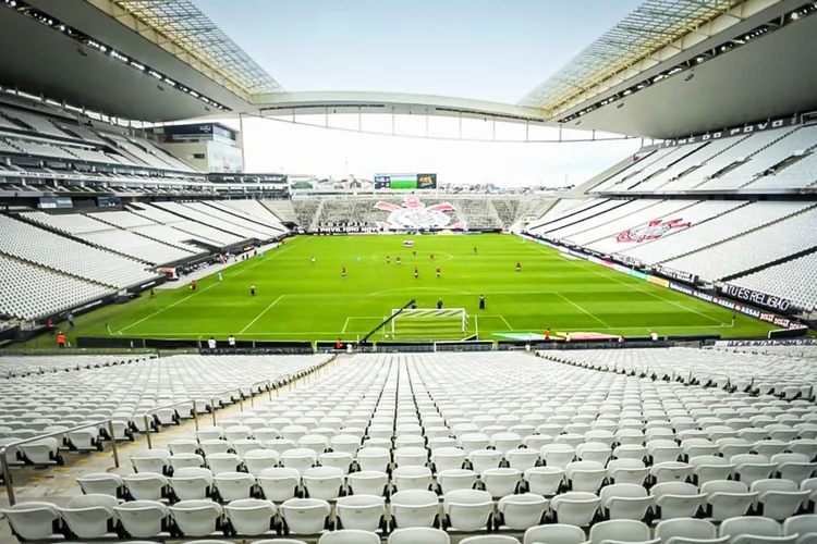 Arena Corinthians, no bairro de Itaquera, São Paulo: a dívida do clube chegou a 900 milhões de reais em 2020 (Rodrigo Coca/Agência Corinthians/Divulgação)