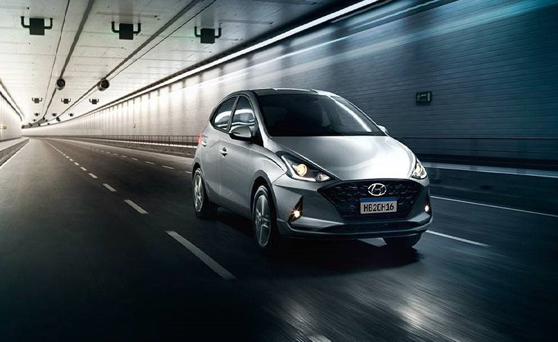 No topo do ranking, Hyundai HB20 Hatch Compacto valorizou 17,2% em um ano, índice mais expressivo em 20 anos de pesquisa (Divulgação/Divulgação)