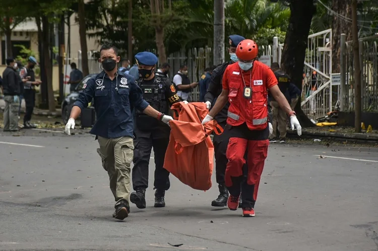 Indonésia: ao menos 14 pessoas ficaram feridas, informou a polícia, sem revelar detalhes sobre o estado de saúde das vítimas (AFP/AFP)