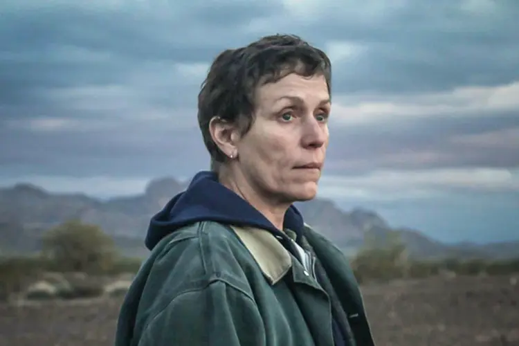 O filme Nomadland, interpretado e produzido por 
Frances McDormand, e com direção de Chloé Zhao. (Nomadland/Reprodução)