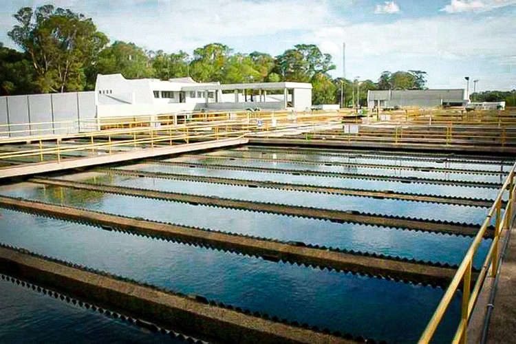 Estação de tratamento da Corsan: o governador do Rio Grande do Sul (RS), Eduardo Leite (PSDB), anunciou ontem que vai dar início ao processo de privatização da companhia gaúcha de saneamento (Reprodução / Corsan/Reprodução)