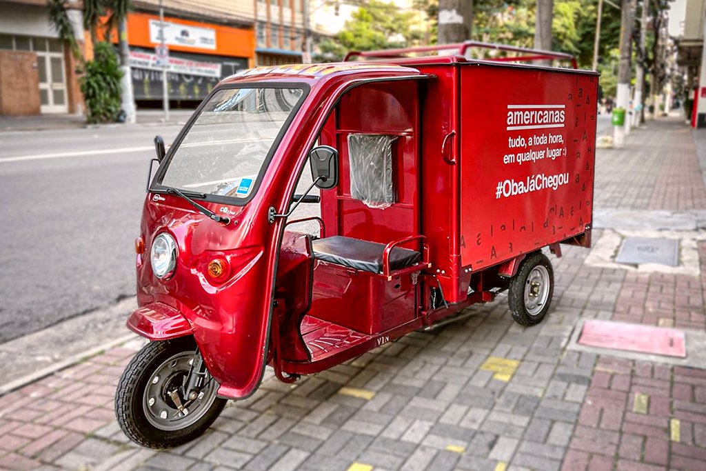 B2W aposta em tuc-tucs elétricos para acelerar entregas nas capitais