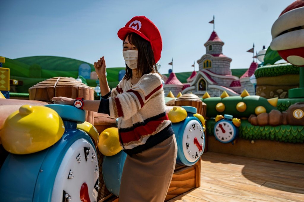 Nintendo inaugura parque inspirado em "Super Mario" no Japão