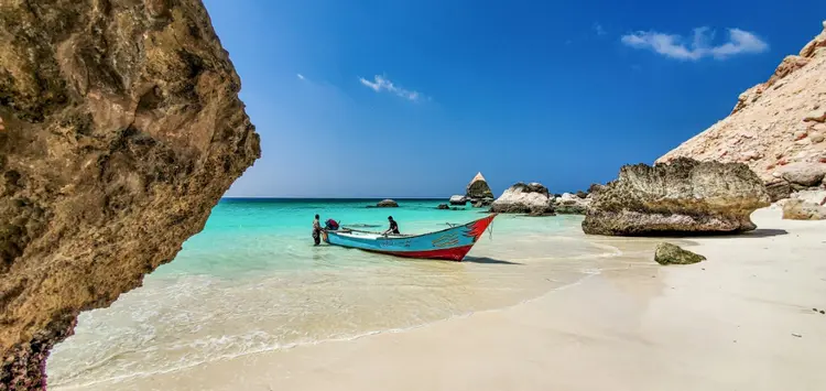 Pescadores no arquipélago iemenita de Socotra. (AFP/AFP)