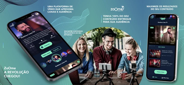 Zoome.TV: a plataforma diz que irá dar ao produto de conteúdo de 30% a 50% do faturamento de publicidade veiculada no seu canal
 (Jennifer Liu/Zoome.TV/Divulgação)