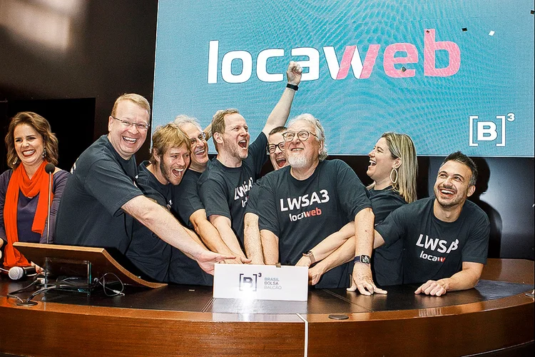 Evento de estreia das ações da Locaweb (Cauê Diniz/B3/Divulgação)