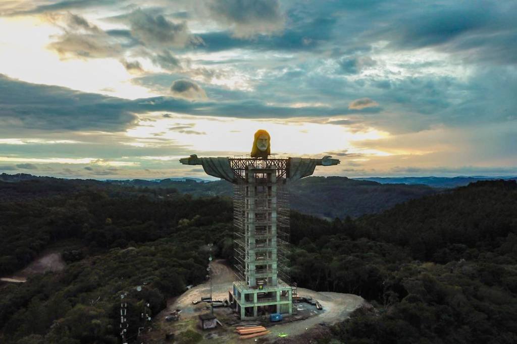 Encantado, no Sul do Brasil, terá estátua de Cristo maior que a do Rio