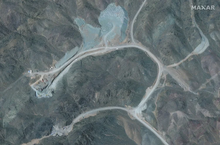 Imagem de satélite da instalação nuclear iraniana de Natanz registrada na semana passada (Maxar Technologies/Divulgação/Reuters)