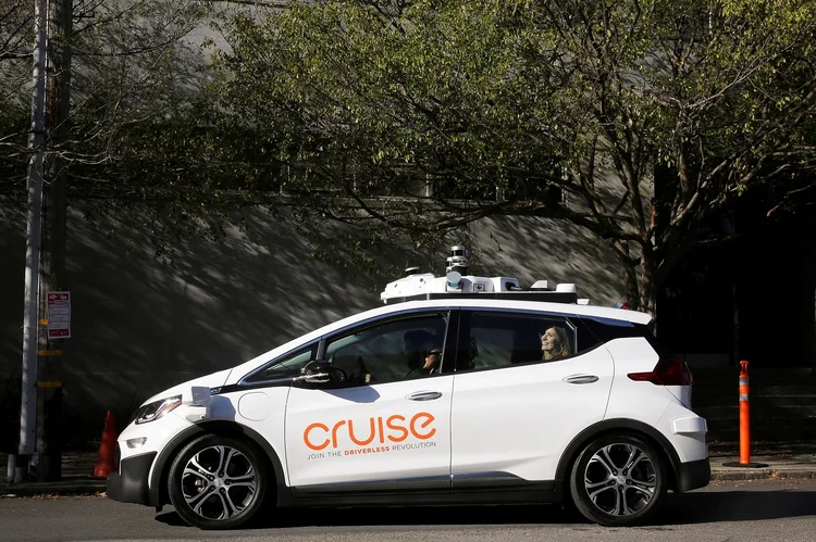 Veículo autônomo da Cruise em San Francisco, Califórnia (EUA) 
 (Elijah Nouvelage/Reuters)