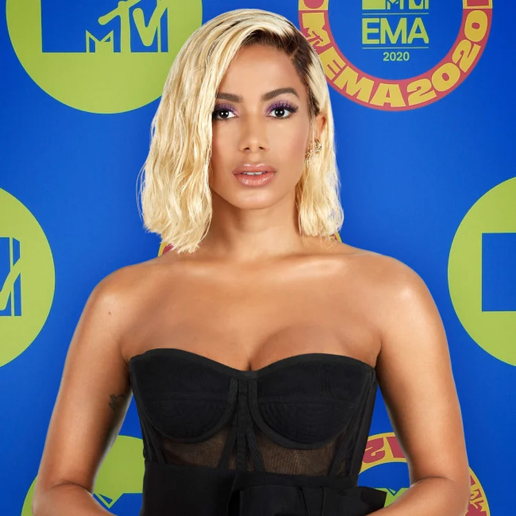 A cantora carioca, Anitta no EMA 2020. (Bang Showbiz/Reuters)