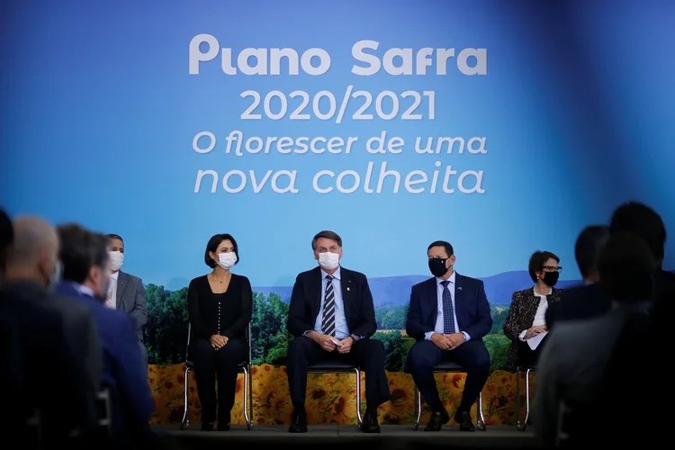 Cerimônia de lançamento do Plano Safra 2020/2021 (Adriano Machado/Reuters)
