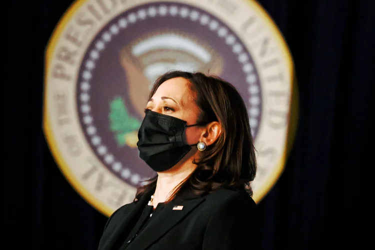 Kamala Harris: Joe Biden encarregou-a de missão para ajudar a conter fluxo (Tom Brenner/Reuters)