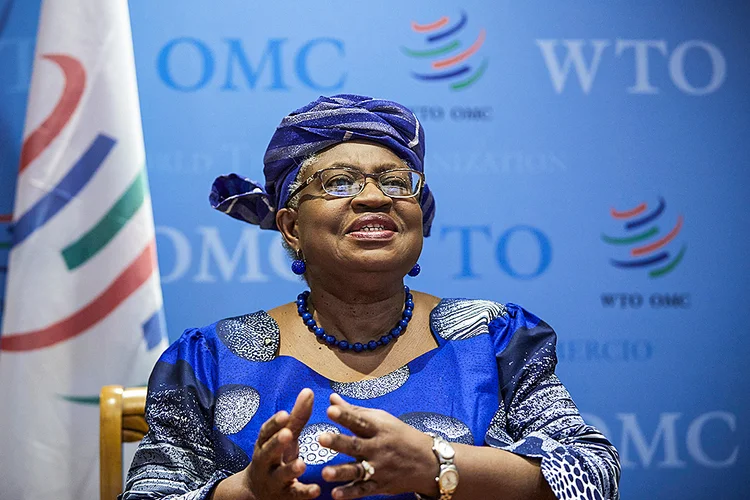 Diretora-geral da OMC, Ngozi Okonjo-Iweala (Denis Balibouse/Reuters)
