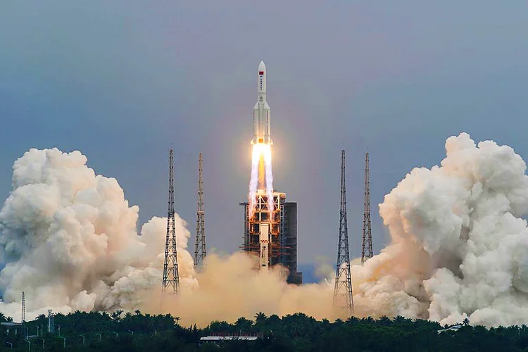 China: objetivo, de longo prazo, é hospedar astronautas. (China Daily/Reuters)