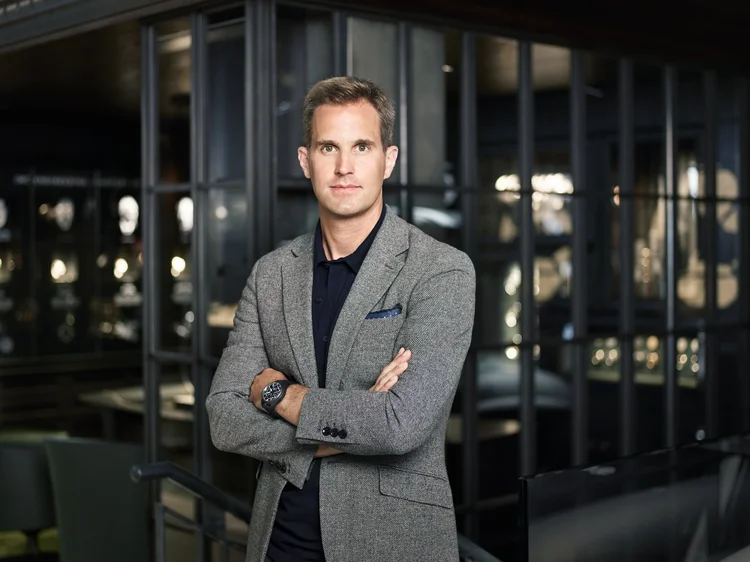 Christoph Grainger-Herr, CEO da IWC: formação em arquitetura e design (IWC Schaffhausen/Divulgação)