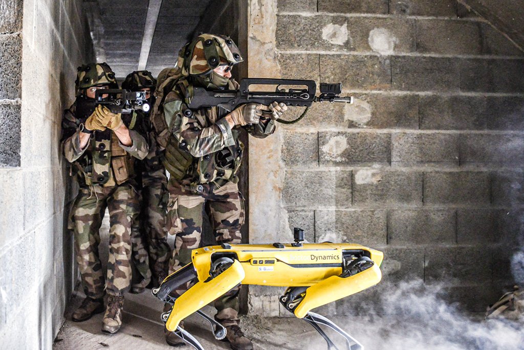 Exército francês testa cão robótico da Boston Dynamics
