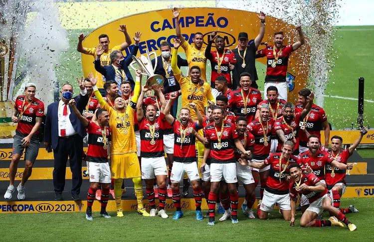 Supercopa do Brasil: com o título, o Flamengo embolsa R$ 5 milhões de premiação da CBF (Buda Mendes/Getty Images)